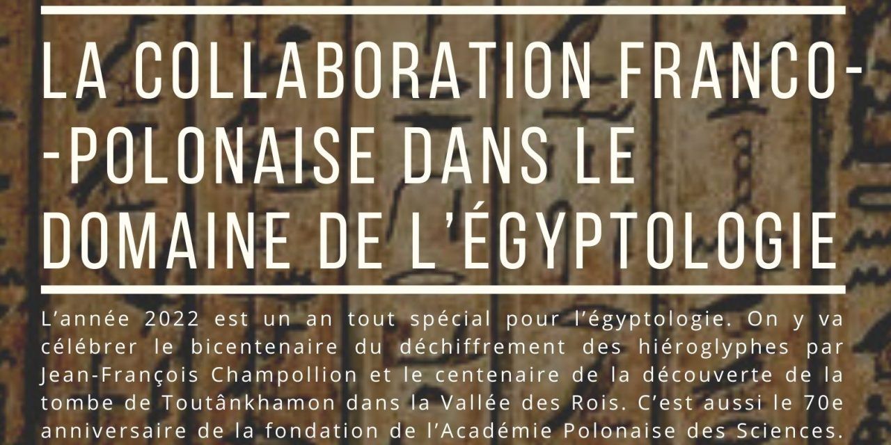 7-8.06.22: Polish-French co-operation in the domain of Egyptology