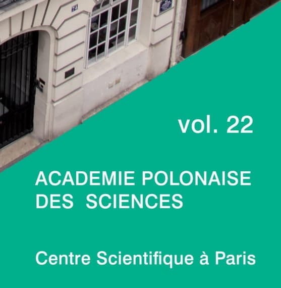 Nowy numer Roczników PAN Stacji Naukowej w Paryżu