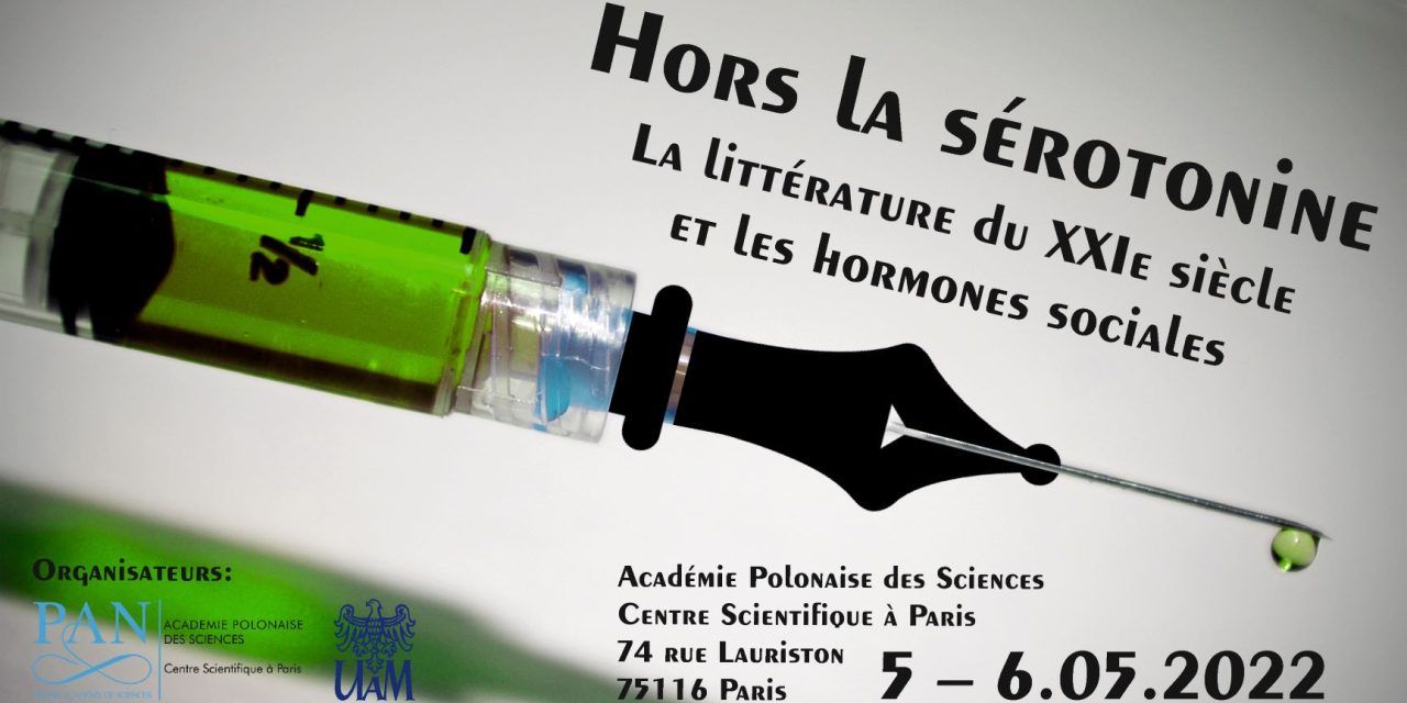Not only Serotonin. European literature of the 21st century and social hormones