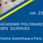 Nowy 23 numer Roczników PAN Stacji Naukowej w Paryżu