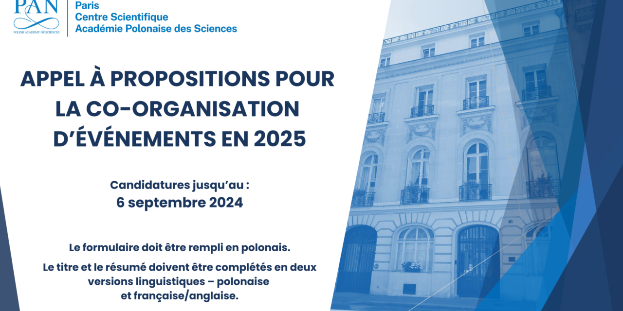 Appel à propositions pour la co-organisation d’événements en 2025