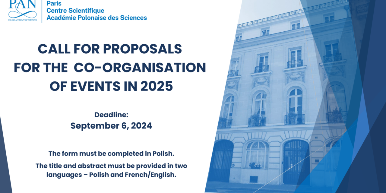 Call for proposals for the co-organisation of events in 2025