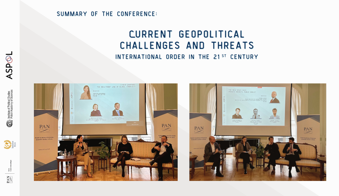 Summary of the conference “Current geopolitical challenges and threats: international order in&nbsp;the 21st century”